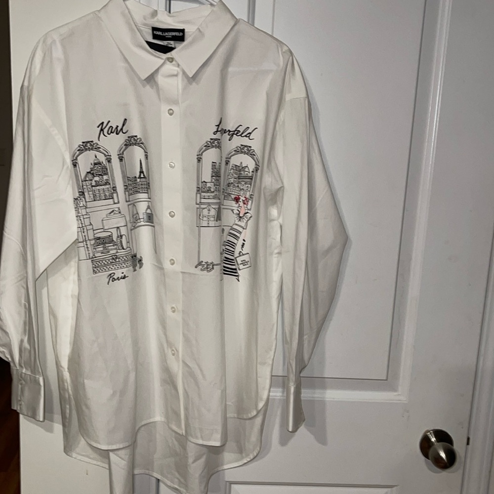 Karl Lagerfeld XL Button Down Shirt